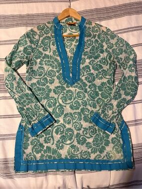 Vintage Tory Burch Floral Tunic